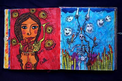 La toussaint à Oaxaca Céline Lorenzi Artiste peintre