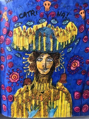 La toussaint à Oaxaca Céline Lorenzi Artiste peintre